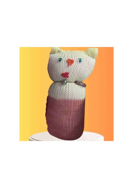 Tıkırık Örgü Yastık Uyku ve Oyun Arkadaşı Minik - 35 cm