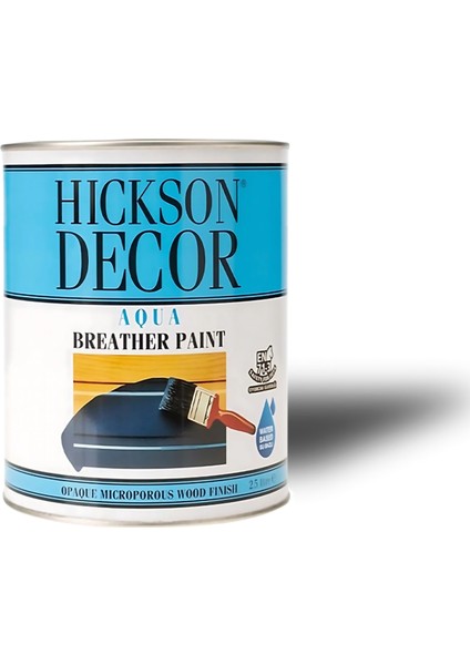 Hickson Decor Aqua Breather Paint Nefes Alan Polar White Beyaz Yarı Mat 1 Lt