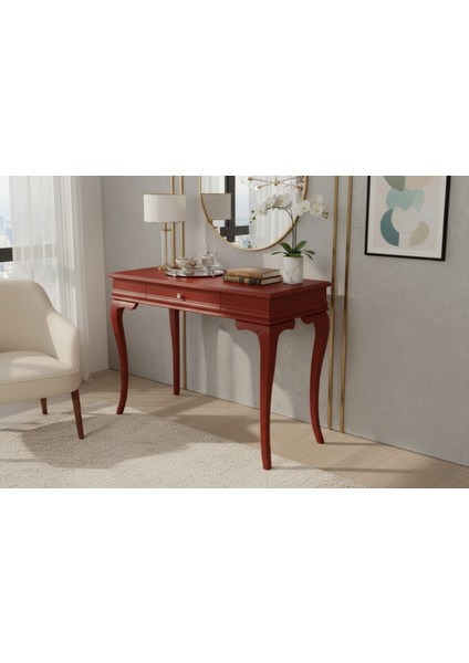 80 cm Masif Rustik Bordo Dresuar