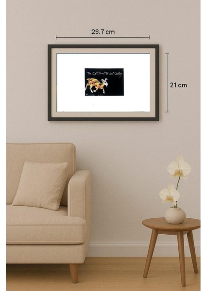 Ali Divandari 29X21CM Orijinal Karikatür Tablo fiyatları