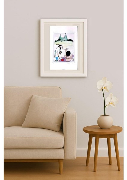 Frantisek Kratochvil 43X30CM Orijinal Karikatür Tablo indirimleri