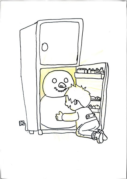 Liu Bowen 29X21CM Orijinal Karikatür Tablo modelleri