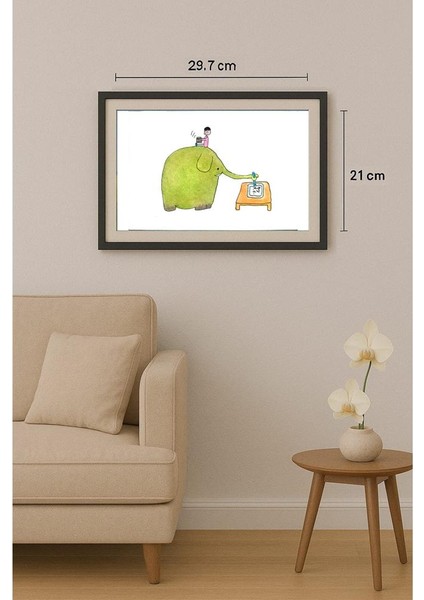 Mu Yujba 29X21CM Orijinal Karikatür Tablo fiyatları