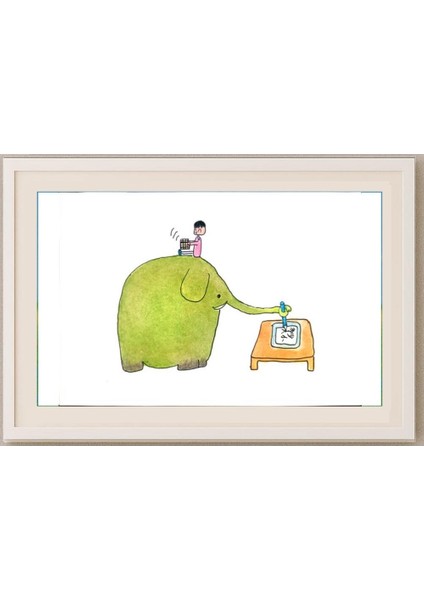 Mu Yujba 29X21CM Orijinal Karikatür Tablo fırsatları