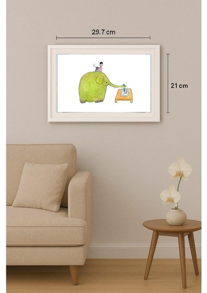 Mu Yujba 29X21CM Orijinal Karikatür Tablo indirimleri