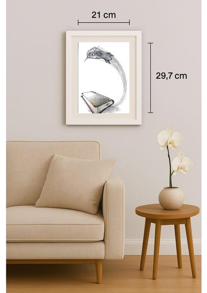 Ali Divandari 29X21CM Orijinal Karikatür Tablo indirimleri