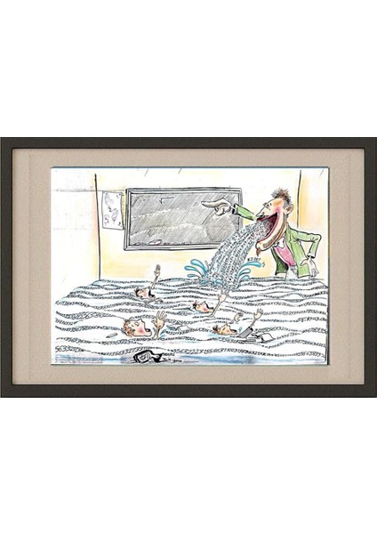 Said Mahmod 29X21CM Orijinal Karikatür Tablo