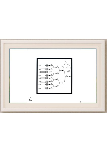 Mehdi Zarnoosheh Farahani 20X20CM Orijinal Karikatür Tablo fırsatları