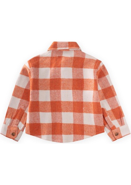 Oduncu Gömleği 1-9 Yaş Oranj Ekose fiyatları