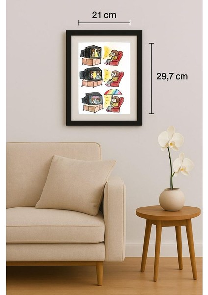 Li Han Meng 29X21CM Orijinal Karikatür Tablo fiyatları