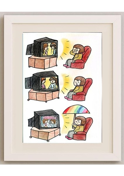 Li Han Meng 29X21CM Orijinal Karikatür Tablo fırsatları