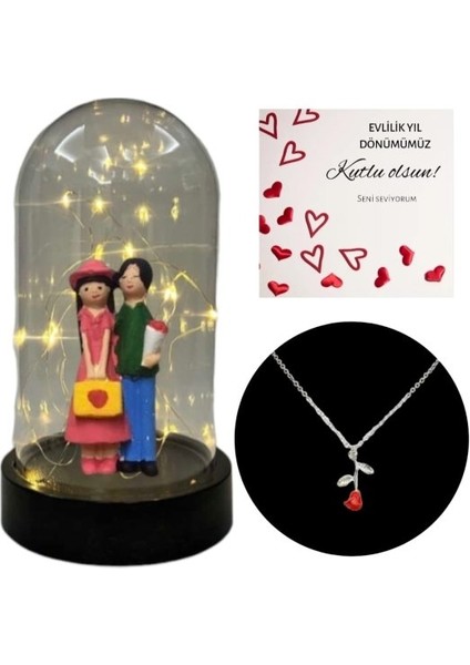 Fanus Teraryum Iki Arkadaş Kolye Hediyeli modelleri