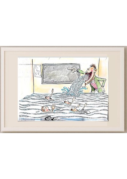 Said Mahmod 29X21CM Orijinal Karikatür Tablo fırsatları