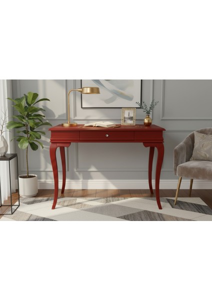 90 cm Masif Rustik Bordo Dresuar