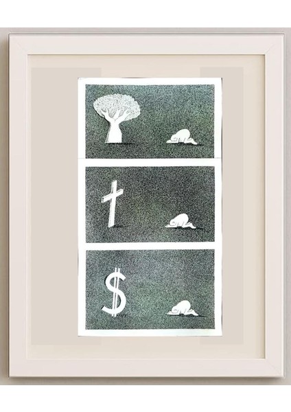 Zdravko Beshendgiev 49X29CM Orijinal Karikatür Tablo fırsatları