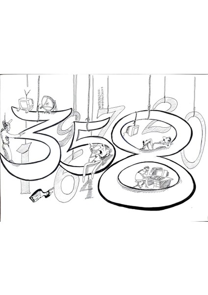Said Mahmod 29X21CM Orijinal Karikatür Tablo modelleri