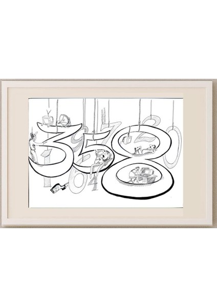 Said Mahmod 29X21CM Orijinal Karikatür Tablo fırsatları