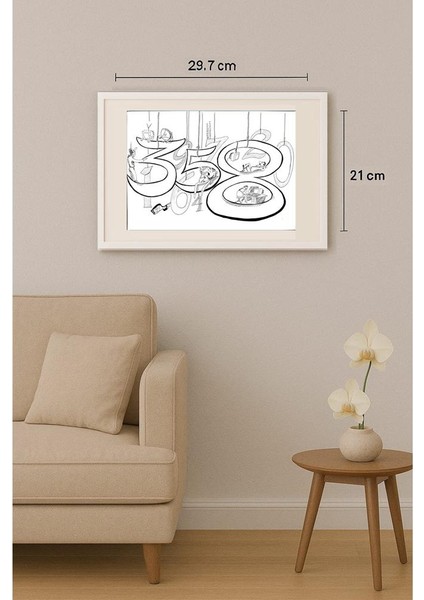 Said Mahmod 29X21CM Orijinal Karikatür Tablo indirimleri