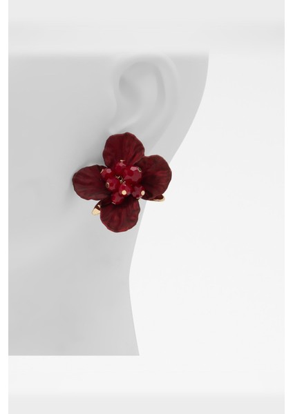 Bamey Kadın Küpe - Kırmızı fiyatları