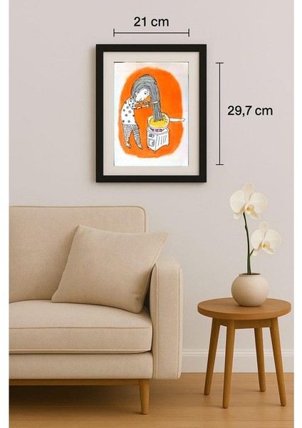 Wang Xiao Rang 29X21CM Orijinal Karikatür Tablo fiyatları