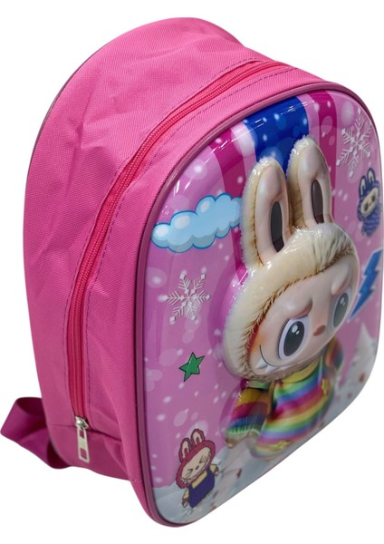 Labubu 3D Kabartmalı Anaokulu Kreş ve Günlük Kullanım Çantası fiyatları