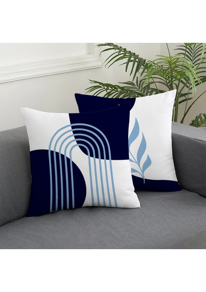 2 Li Kombin Bohem Boho Temalı Lacivert Renkli Dijital Baskılı Kırlent Kılıfı fiyatları