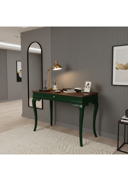 80 cm Masif Rustik Yeşil Ceviz Dresuar