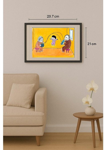 Jiahao Liu 29X21CM Orijinal Karikatür Tablo fiyatları