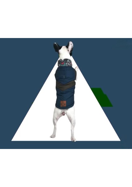 Novablaf Lacivert Haki V Detay Su Geçirmez Köpek Montu fırsatları