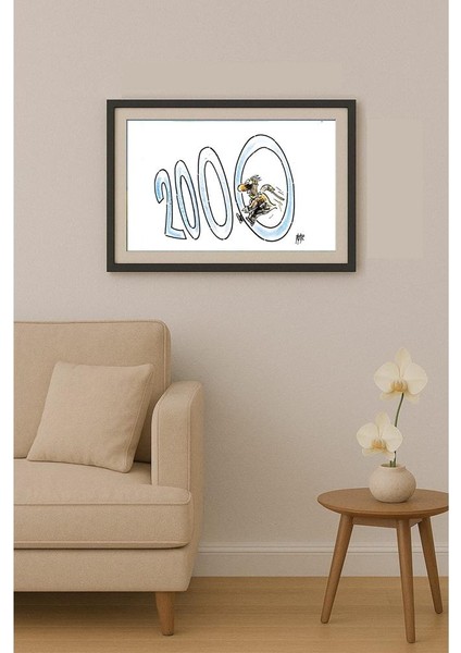 Ignjat Gatalo 35X25CM Orijinal Karikatür Tablo fiyatları