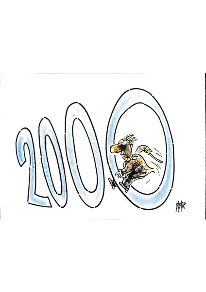 Ignjat Gatalo 35X25CM Orijinal Karikatür Tablo modelleri