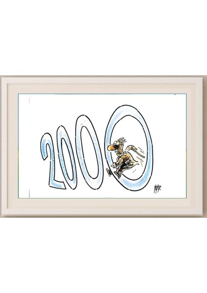 Ignjat Gatalo 35X25CM Orijinal Karikatür Tablo fırsatları