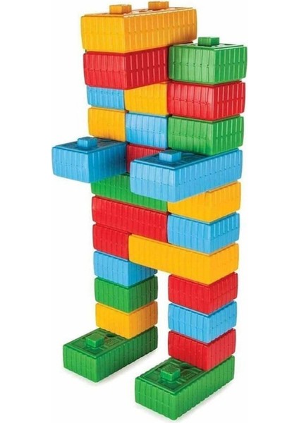 PİLSAN 43 Parça Premium Eğitici ve Eğlenceli Tuğla Blok Araba Seti Anaokulu fiyatları