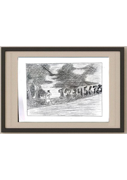 Faraz Salek 29X21CM Orijinal Karikatür Tablo