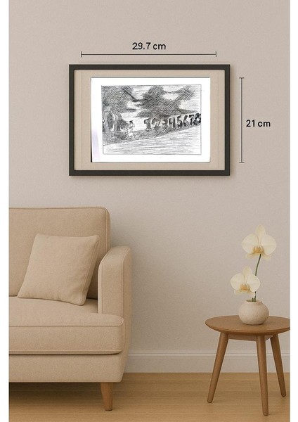 Faraz Salek 29X21CM Orijinal Karikatür Tablo fiyatları