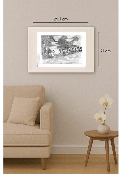 Faraz Salek 29X21CM Orijinal Karikatür Tablo indirimleri