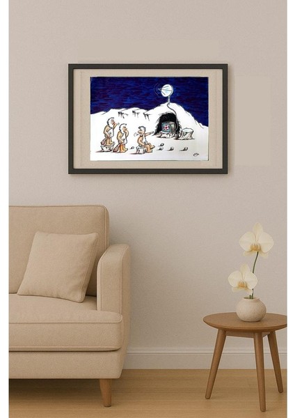 Zarko Gacesa 43X30CM Orijinal Karikatür Tablo fiyatları