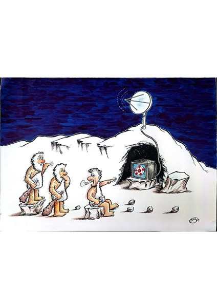 Zarko Gacesa 43X30CM Orijinal Karikatür Tablo modelleri