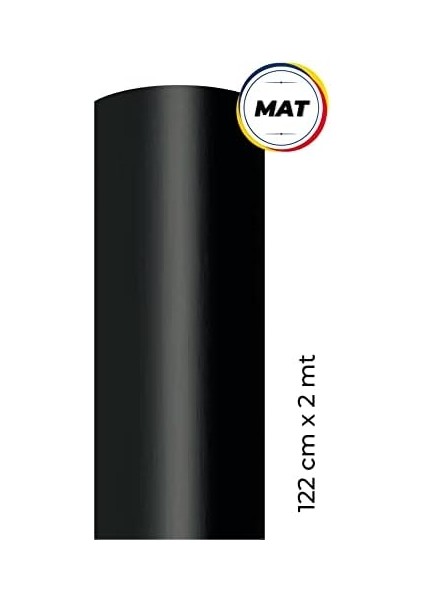 Siyah Yapışkanlı Kaplama Folyosu 122 cm x 2 mt fiyatları