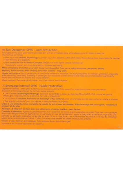 Lancaster Tan Deepener Spf6 200 ml Bronzlaştırıcı 1 Paket fiyatları