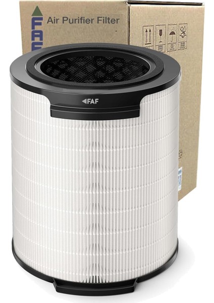 Fresh Air Filter Cam Pure Filtre AC1711-AC1715 Filtre ile Uyumlu, FY1700/30 Filtre ile Uyumlu Beyaz