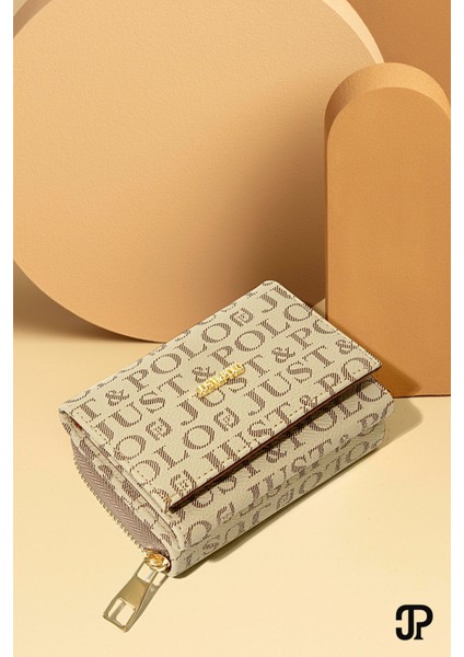 Orijinal Just Polo Collection Yumuşak Deri Bozuk & Kağıt Para Bölmeli Fermuarlı Şık Kartlıklı Cüzdan