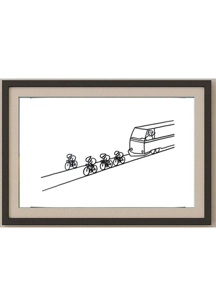 Simon Mr 29X21CM Orijinal Karikatür Tablo