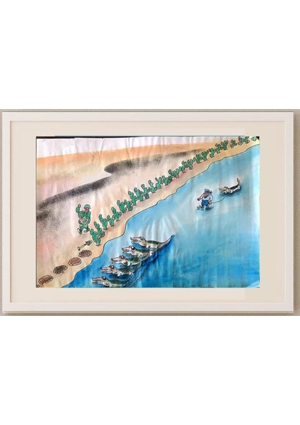 Sun Shen Ying 35X25CM Orijinal Karikatür Tablo fırsatları