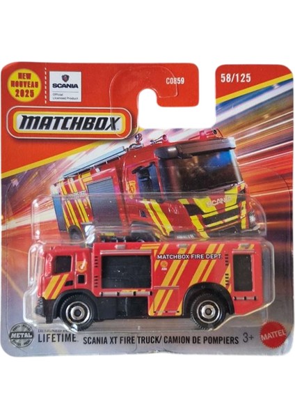 - Scania Xt Fire Truck - Kırmızı (1/64) 2025 Case