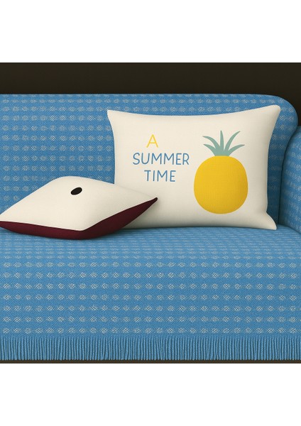 Pamuklu Dokulu Ekru Koltuk Şalı 170X220 cm – Saçaklı Tv Battaniyesi & Dekoratif Koltuk Örtüsü fiyatları