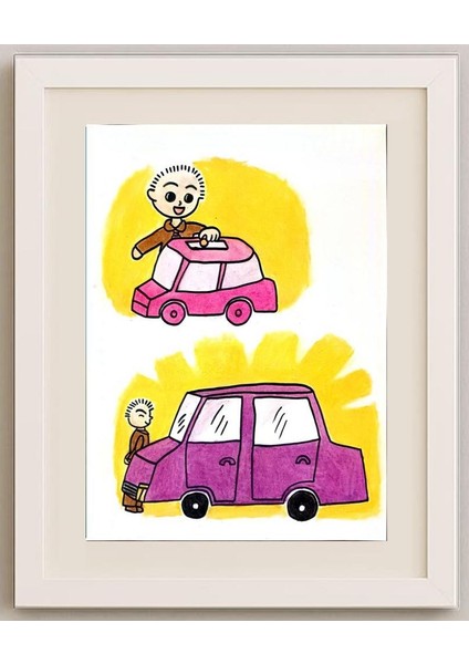 An Xin 29X21CM Orijinal Karikatür Tablo fırsatları