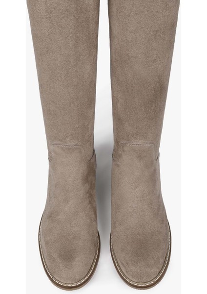 Kadın Lace Vizon Süet Binici Çizme fırsatları