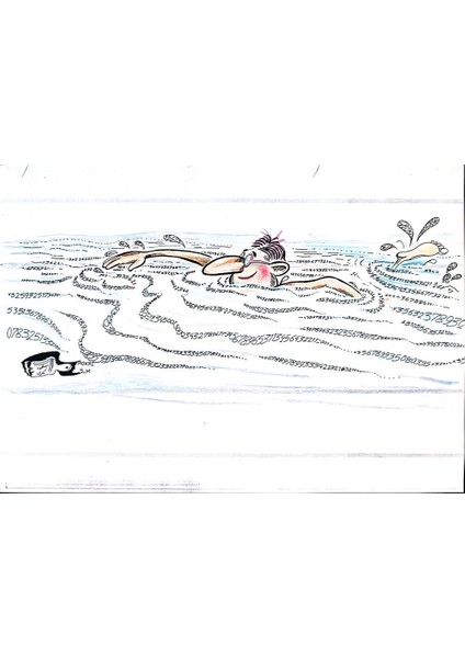 Said Mahmod 29X21CM Orijinal Karikatür Tablo modelleri