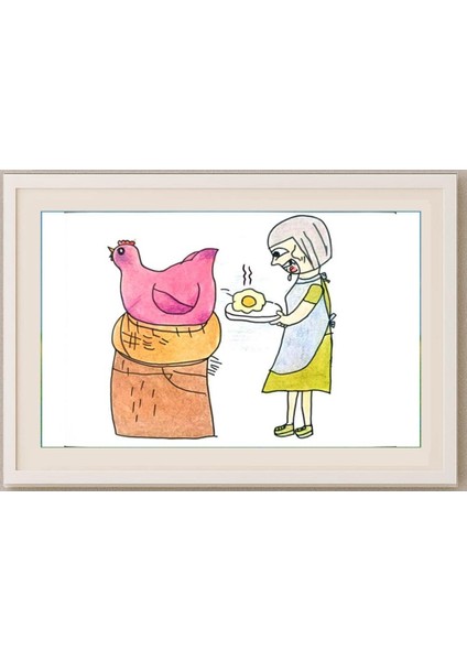 Li Han Meng 29X21CM Orijinal Karikatür Tablo fırsatları